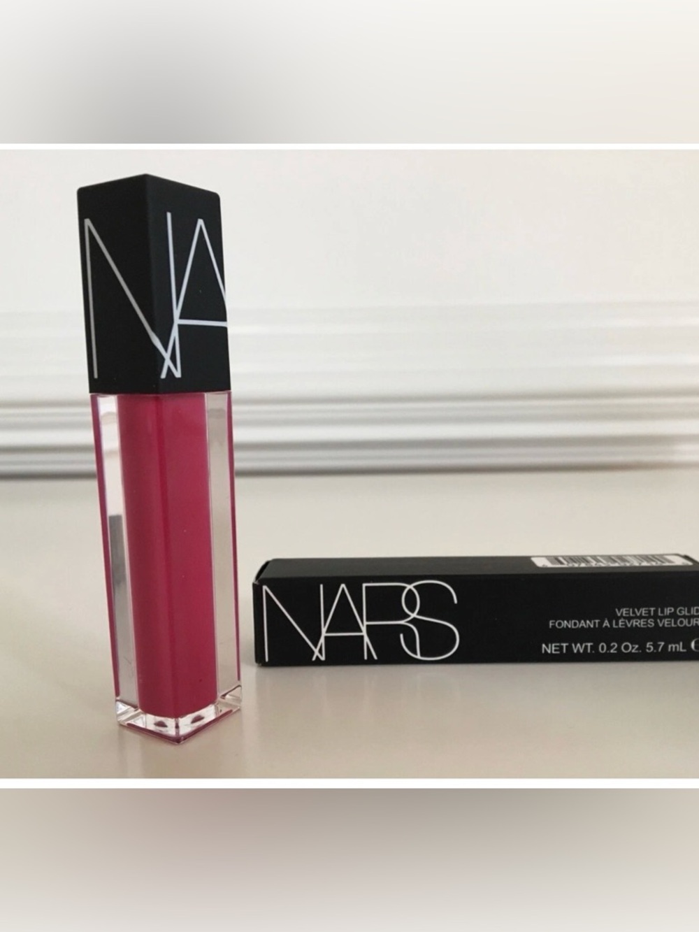 NARS Danceteria Liquid Lipstick - Black Cap, Pink Shade